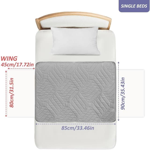 Thumbnail 4 de DUJUIKE Assorbente Lavabile 85×90 cm 2 pezzi