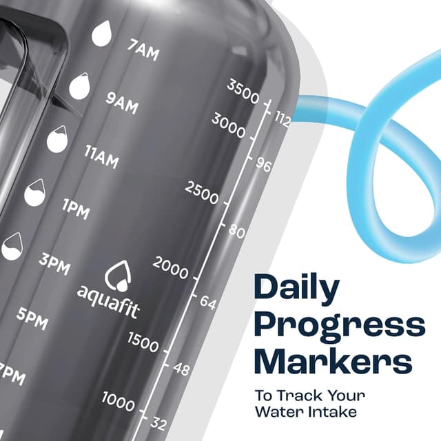 Detalle de AQUAFIT 4L water bottle with straw