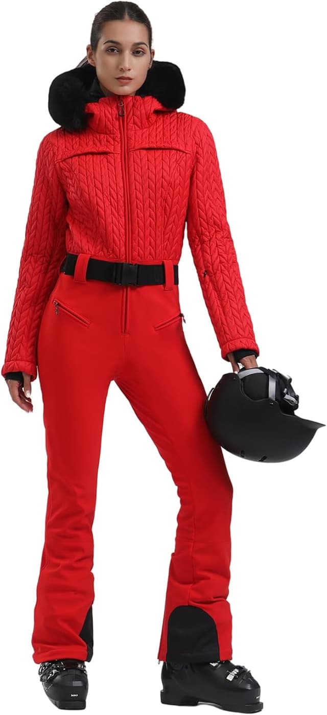 Thumbnail 6 de GSOU SNOW Ski Suit Women Waterproof Winter Jumpsuit