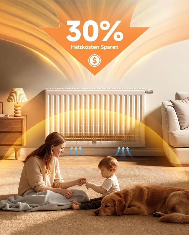 Imagen de Heizkörper Ventilator Mono Set Smartes Heizgebläse 30% 📈 en OfertitasTOP