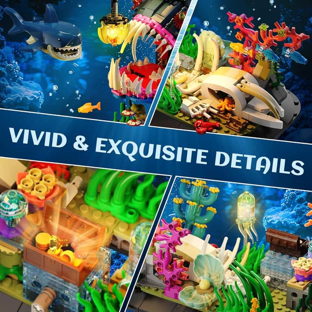 Detalle de INSOON Mechanical Angler Fish 1139 pcs 🧩