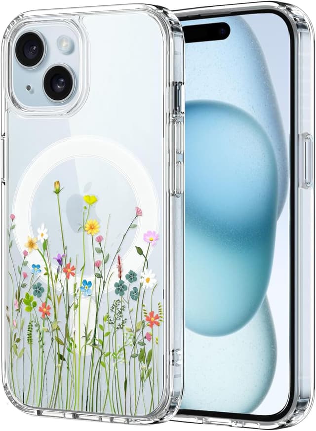 Detalle de iPhone 15 Hülle klar mit MagSafe