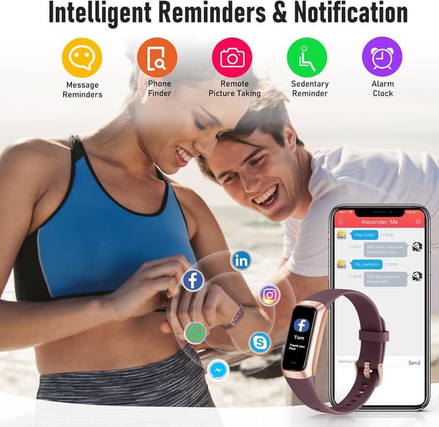 Thumbnail 3 de Spurkey Fitness Tracker 1.1in AMOLED
