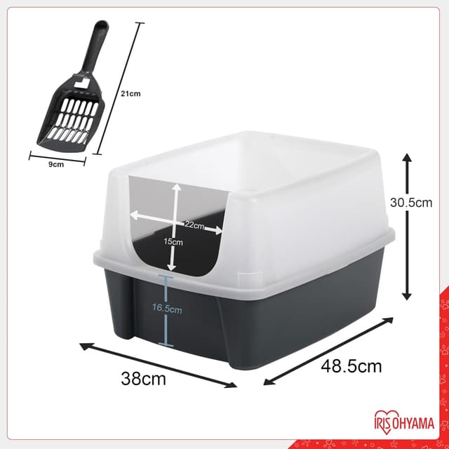 Thumbnail 2 de Iris Ohyama CLH-12 bac à litière 🐱