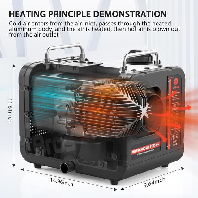 Thumbnail 1 de LF Bros 5 kW Dieselheizung