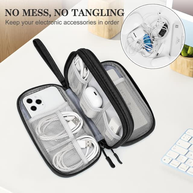 Thumbnail 4 de FYY Travel Cable Organizer Pouch for Electronics