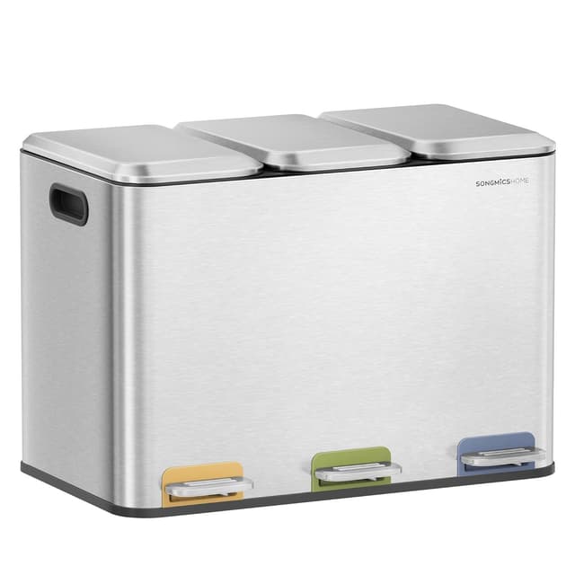 Thumbnail 6 de SONGMICS HOME Mülleimer Küche 3 x 15 L