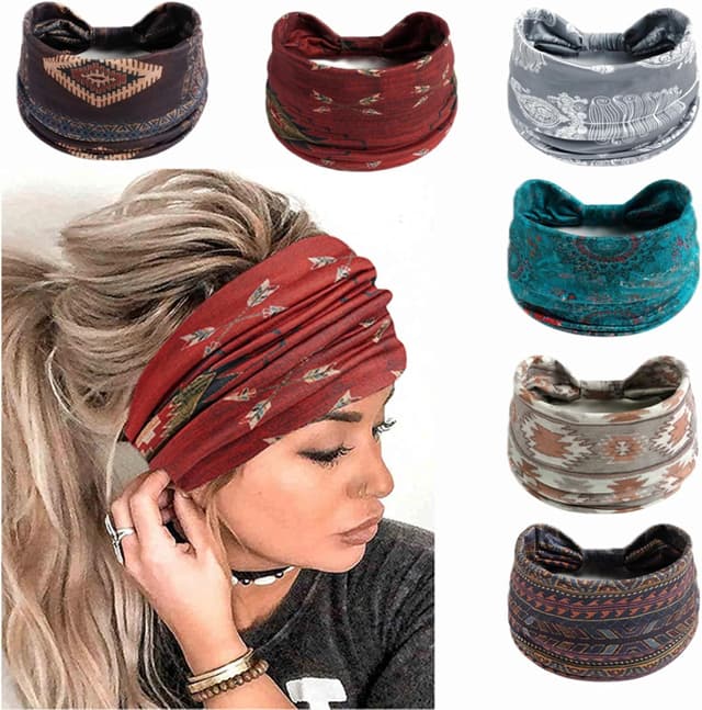 Thumbnail 2 de AIZIYIN P6COLOR3 cotton flower turban headband 🎀