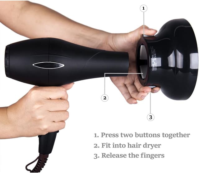 Detalle 2 de Hairizone Universal Diffuser for Hair Dryers 4.3 cm 💇♀