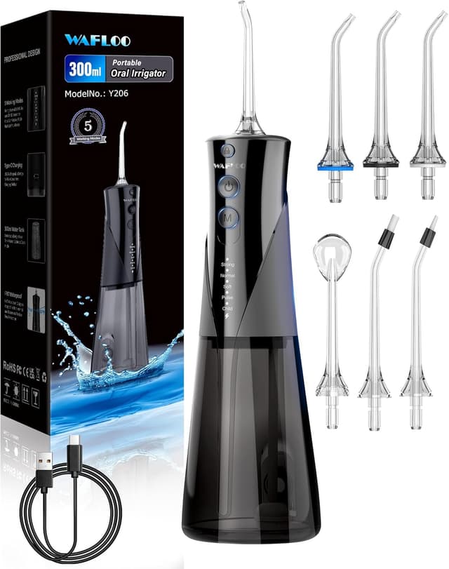 Detalle de WAFLOO idropulsore dentale IPX7, 300 ml