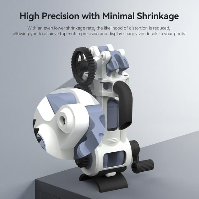 Detalle de Anycubic ABS-Like Resin Pro 2 3D Printer Resin (Grey, 1kg) for stronger, more precise prints