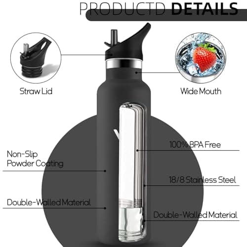 Detalle 2 de Grsta Botella térmica 1 litro sin BPA 🚰