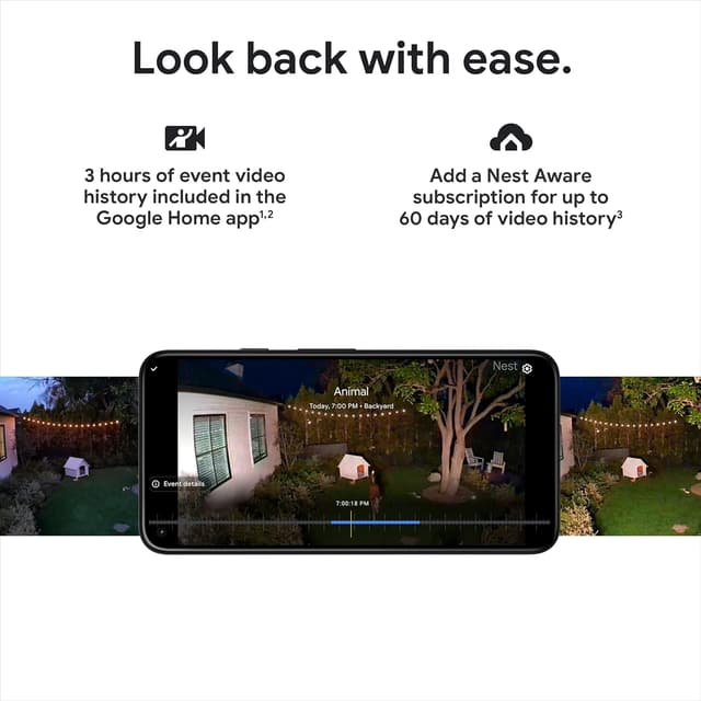 Thumbnail 5 de Google Nest Cam with Floodlight outdoor camera
