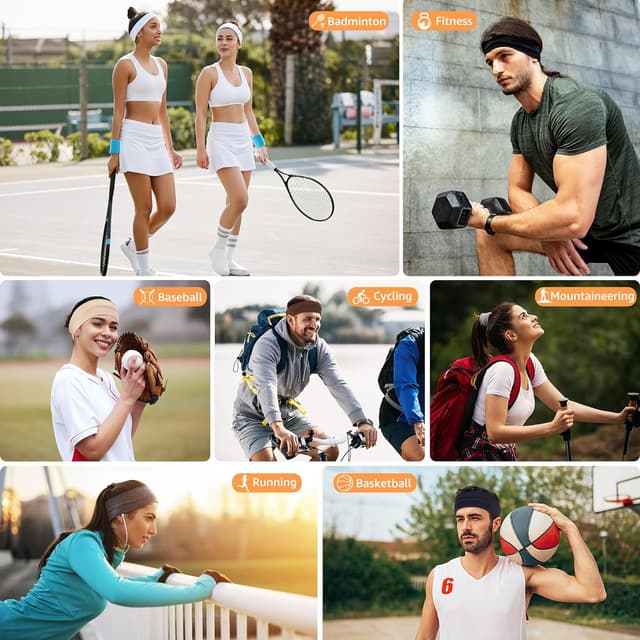 Thumbnail 3 de DiyJibb Headbands 7pcs