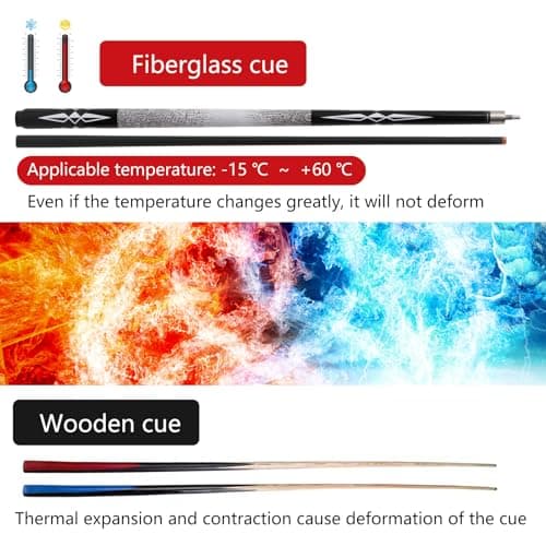 Thumbnail 2 de Dysdensa bâtons queue billard fibre verre 510g ⚙