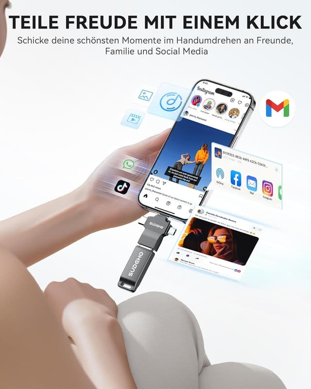 Thumbnail 5 de SUDEHO MFi USB‑Stick 128 GB für iPhone