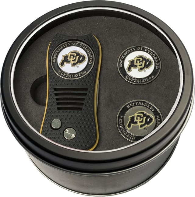 Detalle de Team Golf NCAA Adult-Unisex Tin Gift Set with Switchfix Divot Tool and 2 Ball Markers