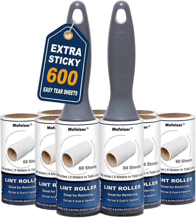 Detalle de Lint roller set 600 sheets, extra sticky