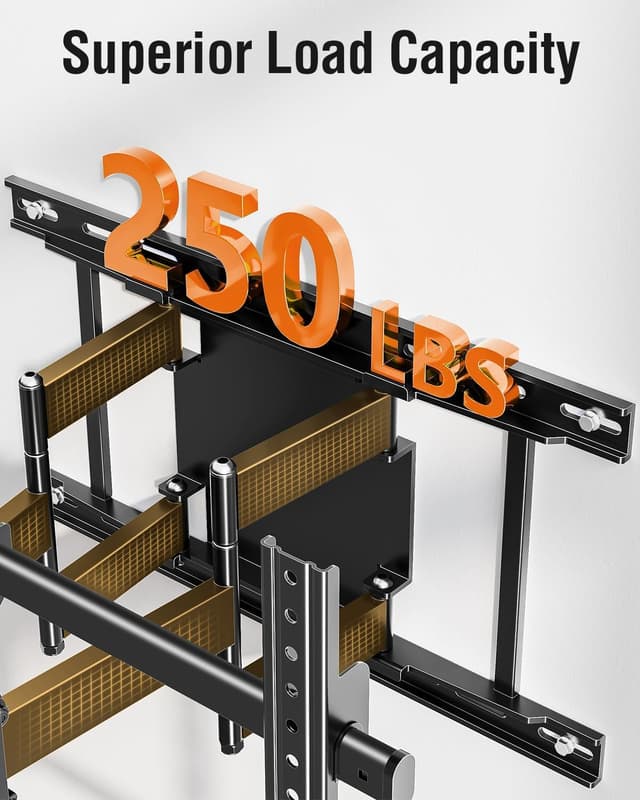 Detalle 2 de ELIVED Heavy Duty Full Motion TV Wall Mount (50–110 inch, up to 250 lbs, VESA up to 800x600mm)