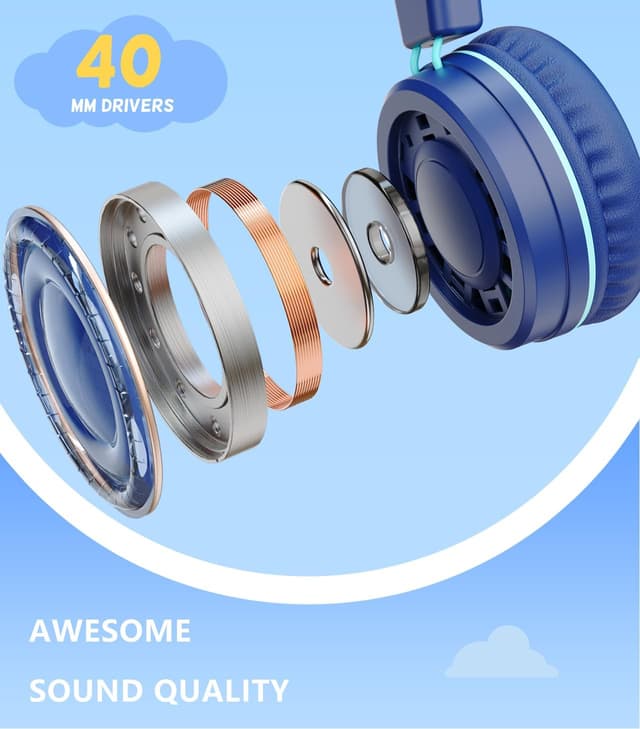 Detalle de Kids USB Type C headphones 94dB