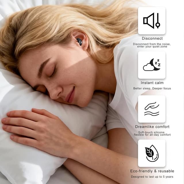 Thumbnail 1 de Nuvexa Ear Plugs for Sleep 46dB noise reduction