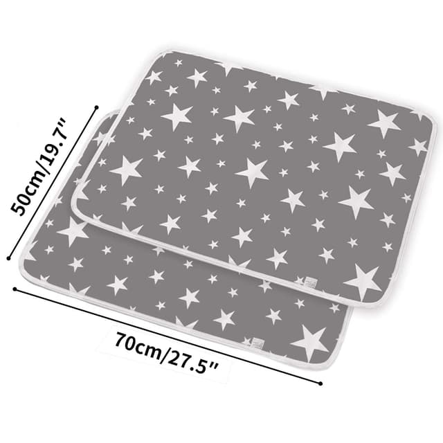 Thumbnail 6 de 2er Set Baby Wickelunterlage 50 x 70 cm