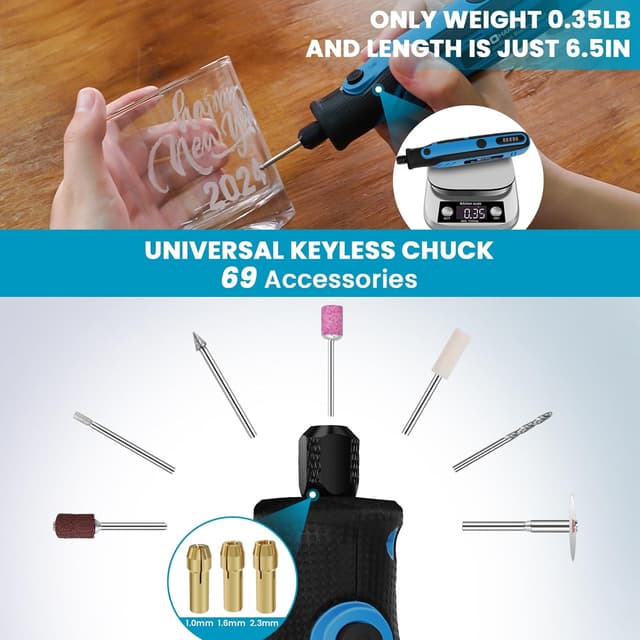 Thumbnail 6 de HARDELL Mini Trapano 4V con 69 accessori