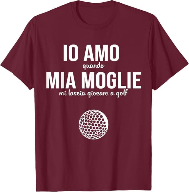 Detalle 2 de Maglietta da golf Divertente Golfisti Regali