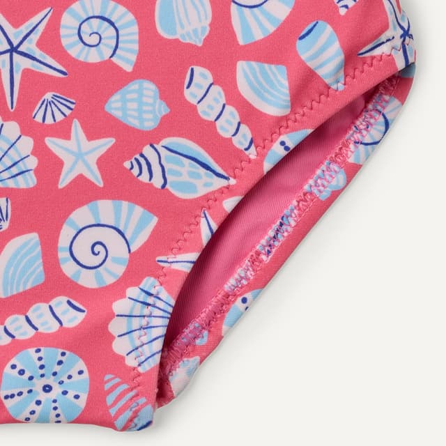 Detalle de Amazon Essentials Fille – maillot de bain 2 pièces bikini une épaule asymétrique