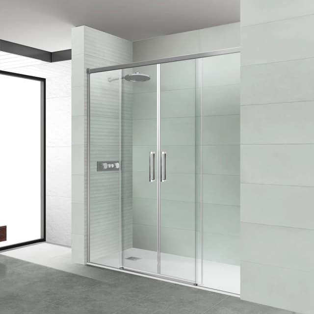 Imagen de Ibermampara Estambul-6 mampara de ducha frontal 4 puertas en OfertitasTOP