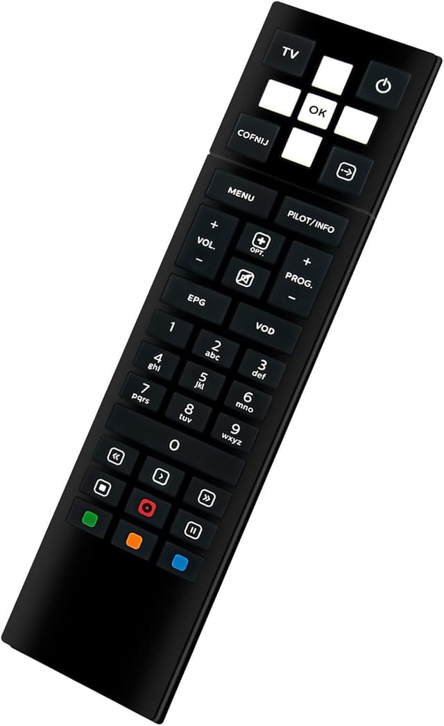 Detalle de VINABTY replacement remote for Pilot Cyfra Plus / Canal+ / NC+ Sagemcom Premium Box 4K (DSIW74) – includes user manual