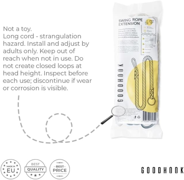 Thumbnail 3 de MAMOI Corda per Altalena 50 kg 🪢