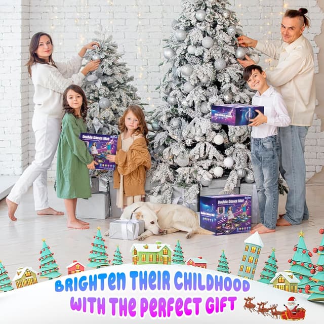 Thumbnail 6 de Surelect Dance Mat (2025) Light-Up 2-Player Opposing Dance Pad with Single & Double Modes, 12-Button Kids Music Toy