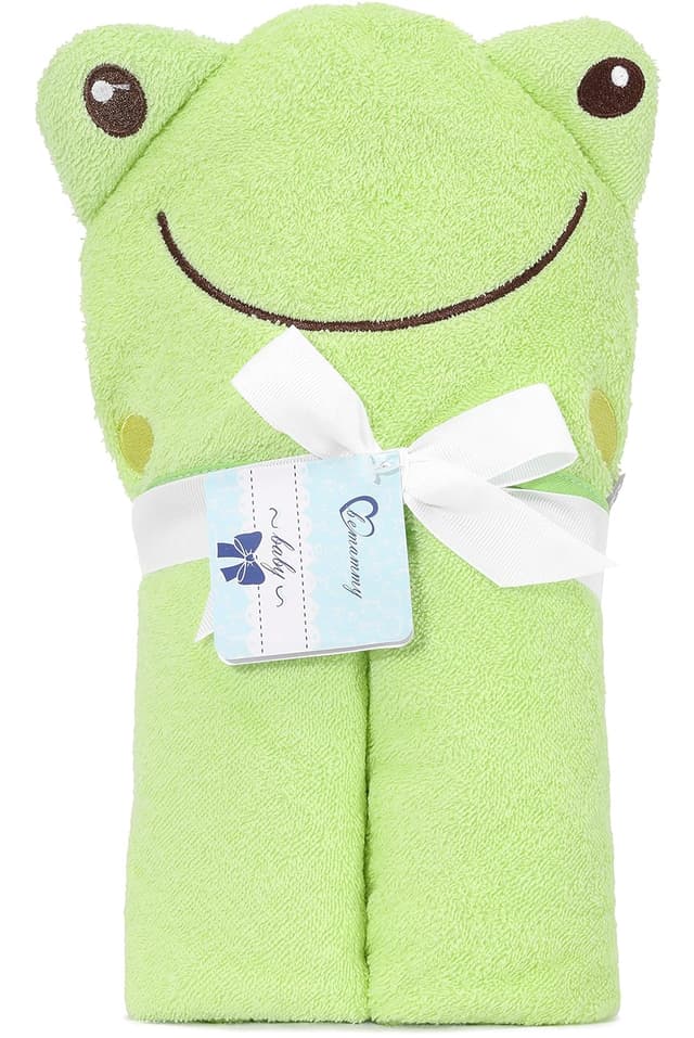 Thumbnail 6 de Be Mammy Kapuzenhandtuch für Babys (95 x 95 cm) aus Baumwolle – Rosa mit Einhorn