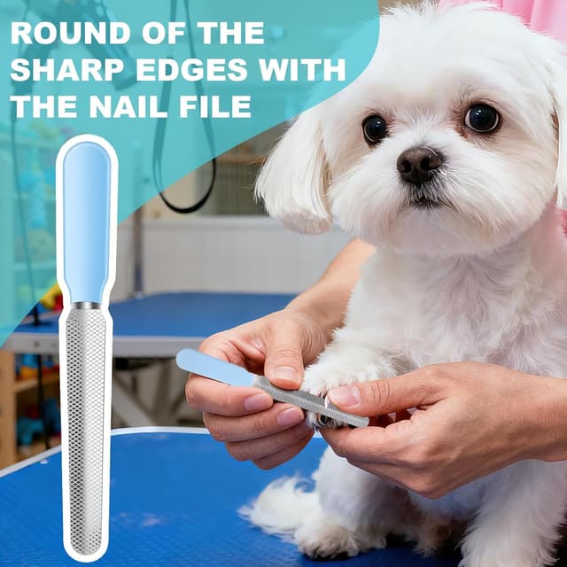 Detalle de WENDISI Dog Grooming Scissors Set with Safety Rounded Tips (4-piece kit)