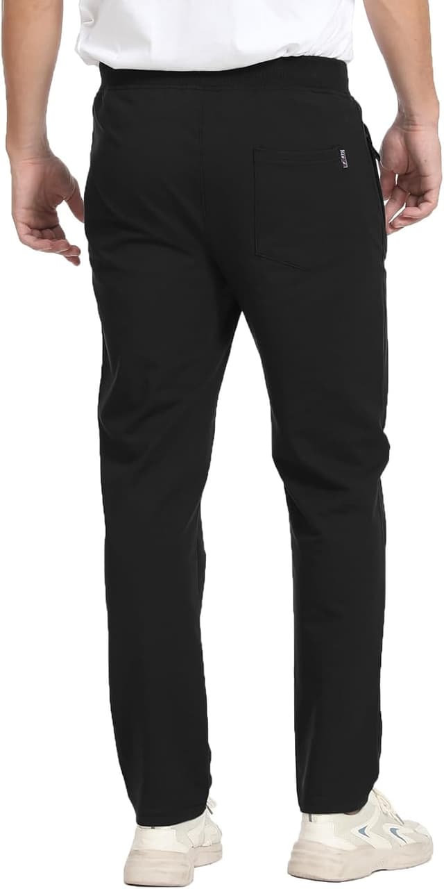 Detalle 2 de JustSun Jogginghose Herren aus Baumwolle mit Reißverschlusstaschen – Trainings- und Freizeithose