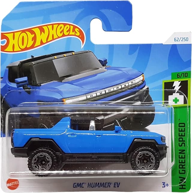 Imagen de Hot Wheels GMC Hummer EV azul 2024 en OfertitasTOP