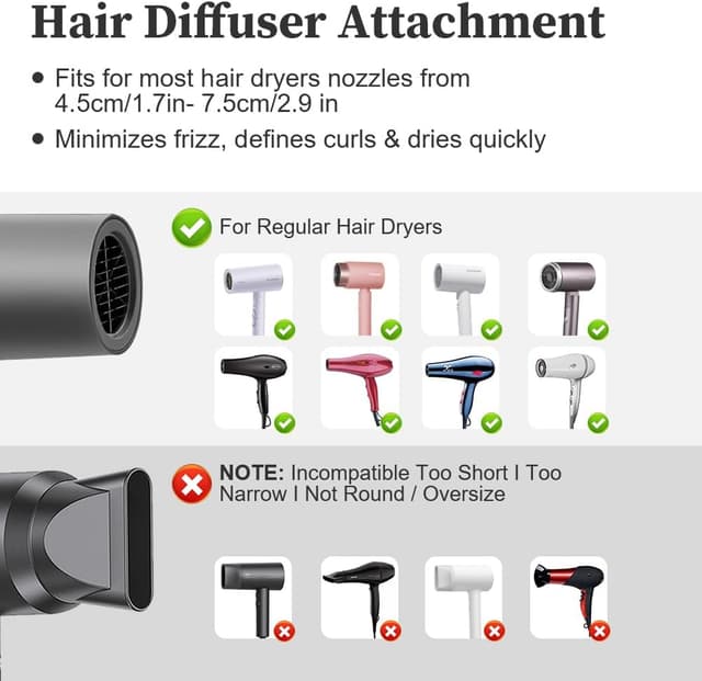 Thumbnail 5 de Flintronic Universal Hair Diffuser 1.7–2.9 in