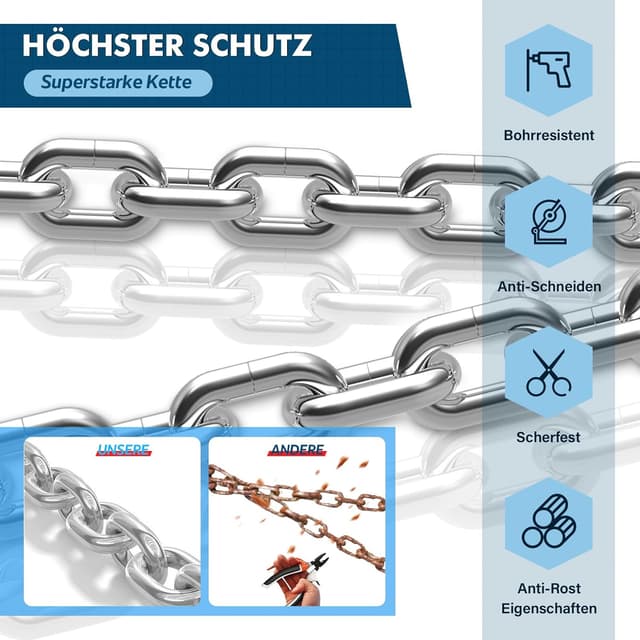 Detalle 2 de IMAYCC E-Scooter Schloss aus Stahl
