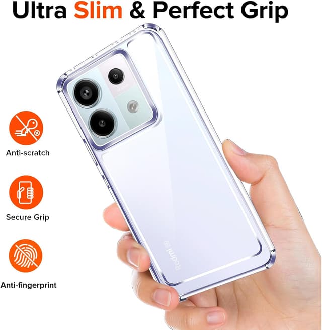 Thumbnail 7 de ivoler Funda Transparente con Cristal para Xiaomi Redmi Note 13 Pro 5G