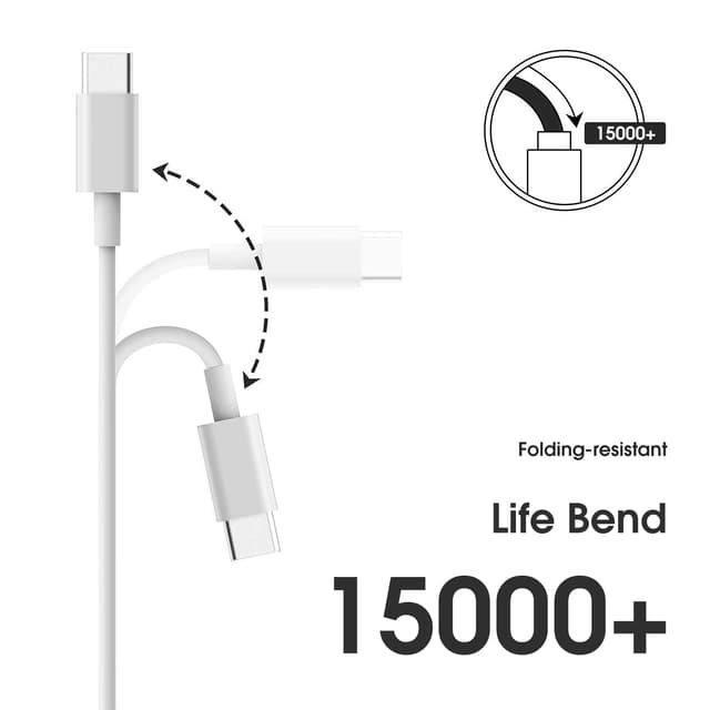 Detalle de Apple MFi USB‑C to Lightning 1m + 1.8m cable
