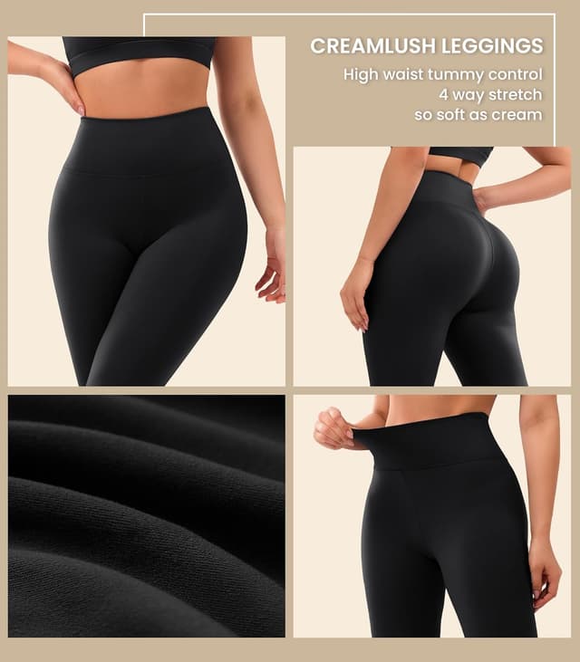 Thumbnail 4 de VALANDY Creamlush High-Waisted Leggings 4 pack