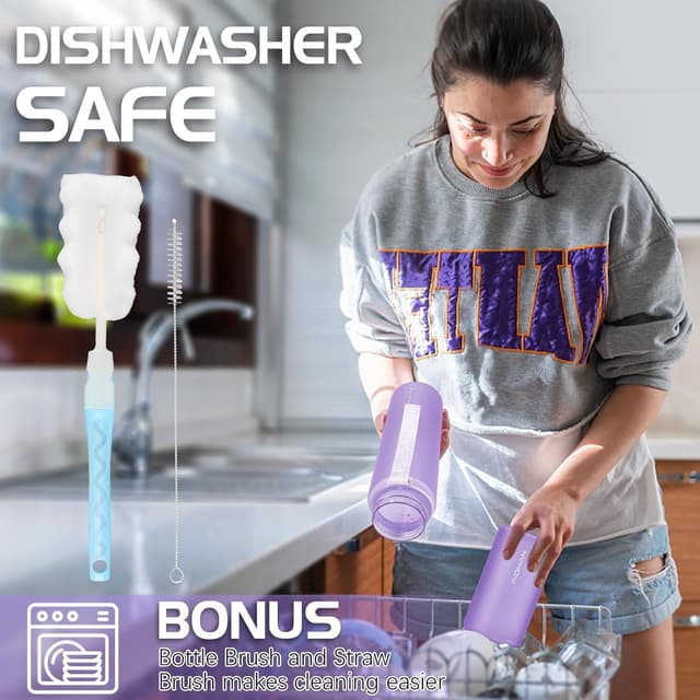 Thumbnail 5 de AOHAN Water Bottle 1L Leak Proof Sports Bottle