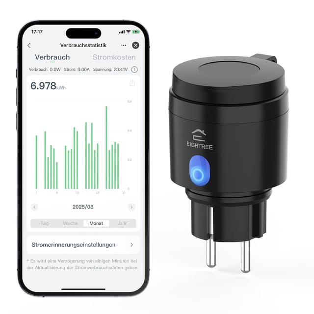 Detalle de EIGHTREE WLAN Außensteckdose IP44 mit Timer