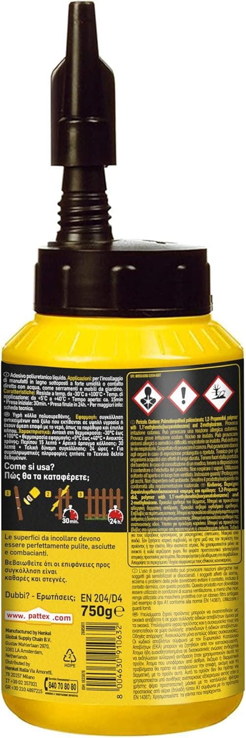 Thumbnail 1 de Pattex Adesivo Legno Pu Liquid 750 g