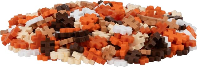 Detalle de Plus-Plus Building Blocks Toy (240 pc) – Pumpkin Spice Mix creative STEM play for ages 5+