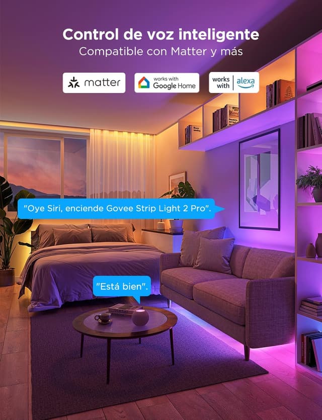 Thumbnail 4 de Govee RGBIC Tira LED 2 Pro con Matter 🌈 Iluminación Inteligente