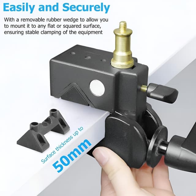 Detalle de Super Clamp 1/4 and 3/8 thread stud