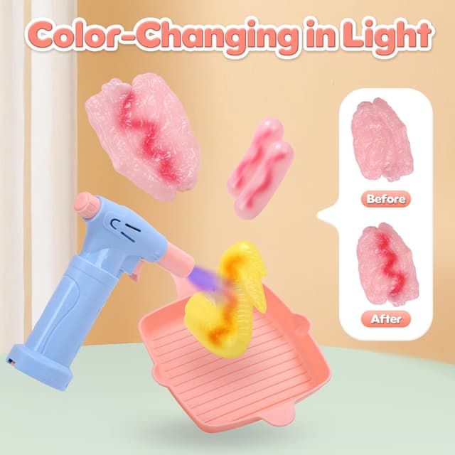 Detalle 2 de Cute Stone Grillspielzeug Farbwechsel