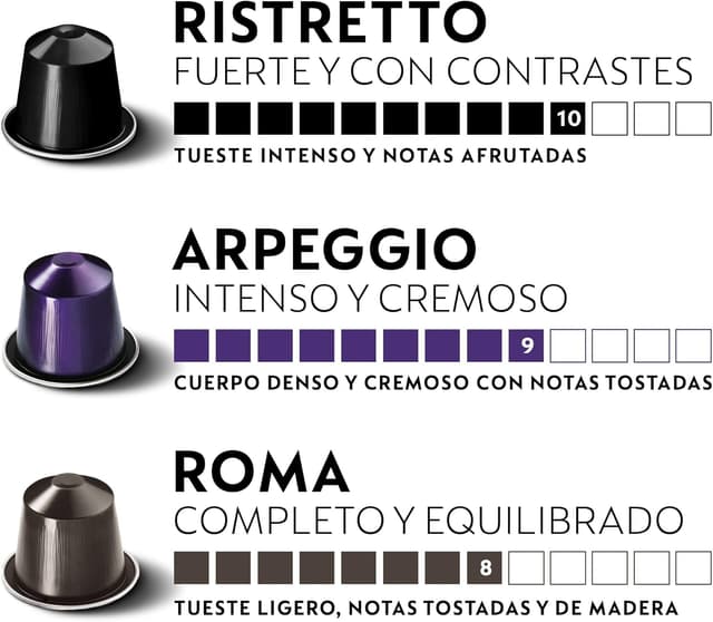 Detalle 2 de Nespresso Original 100 Cápsulas de Cafés Intensos